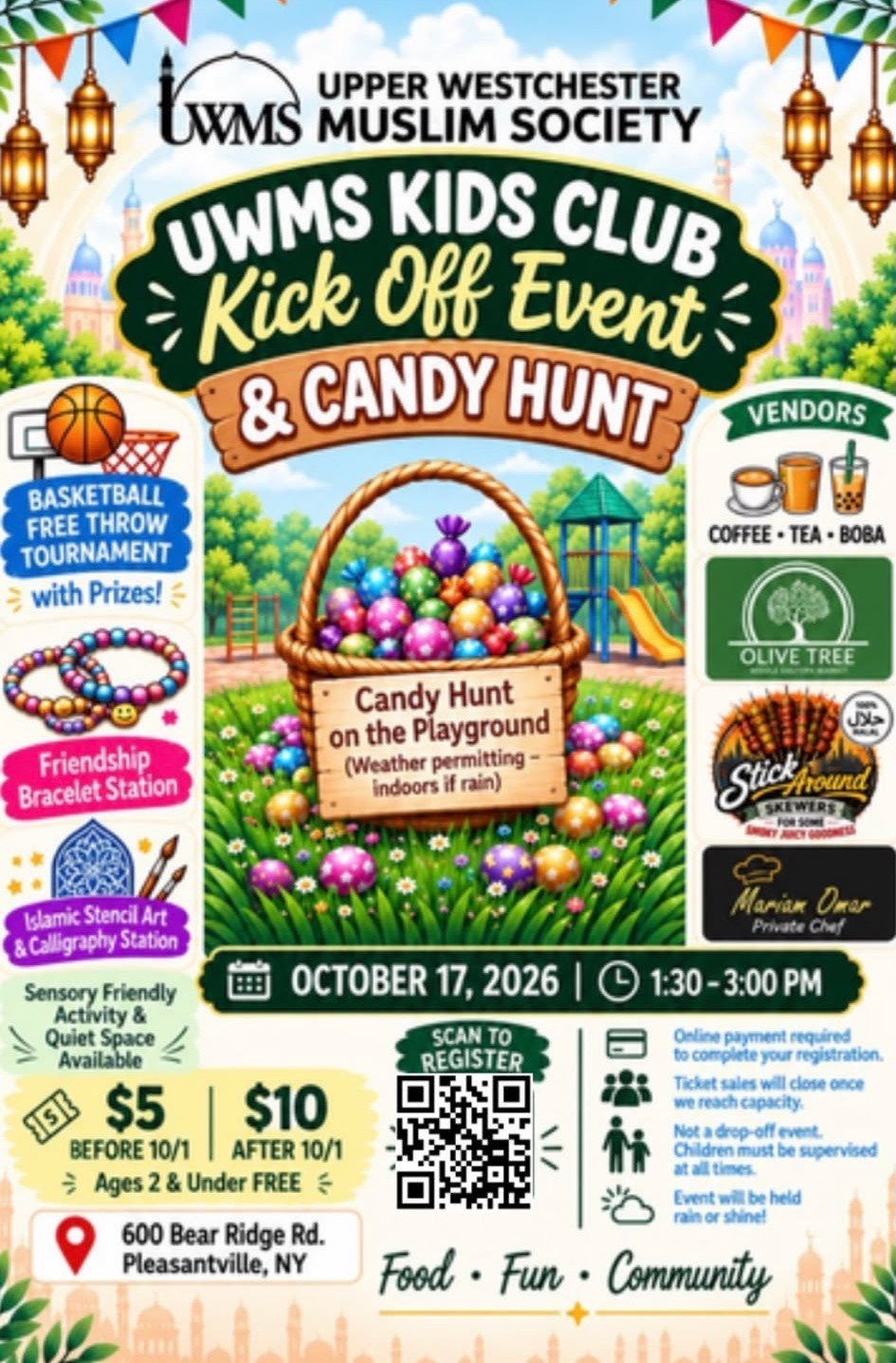 UWMS Kids Club Kick Off & Candy Hunt